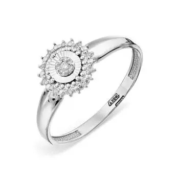 Кольцо с бриллиантами Линии Любви