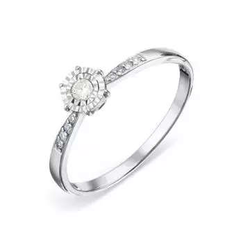 Кольцо с бриллиантами Линии Любви