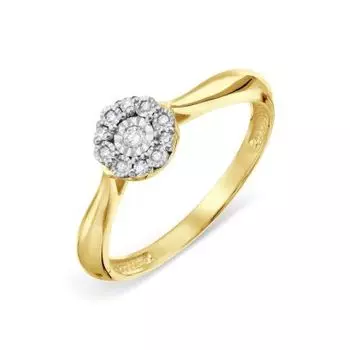 Кольцо с бриллиантами Линии Любви