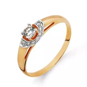 Кольцо с бриллиантами Линии Любви