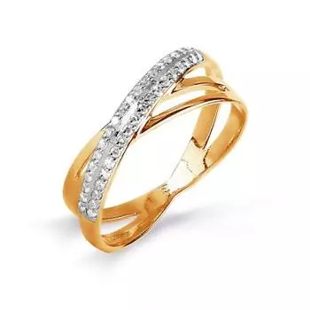 Кольцо с бриллиантами Линии Любви