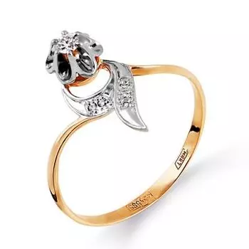 Кольцо с бриллиантами Линии Любви