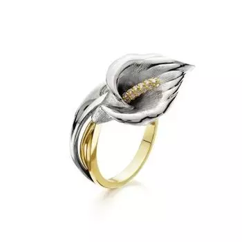 Кольцо с бриллиантами Линии Любви