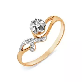 Кольцо с бриллиантами Линии Любви