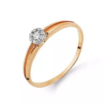 Кольцо с бриллиантами Линии Любви