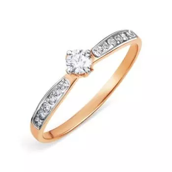 Кольцо с бриллиантами Линии Любви