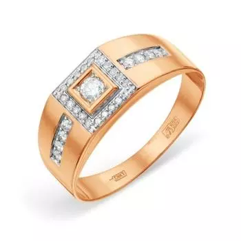 Кольцо с бриллиантами Линии Любви