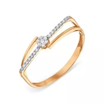 Кольцо с бриллиантами Линии Любви