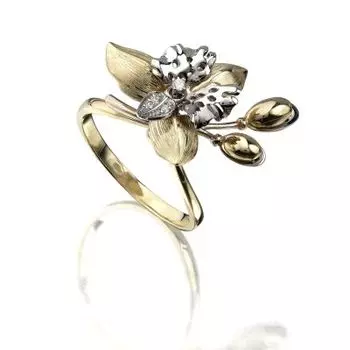 Кольцо с бриллиантами Линии Любви