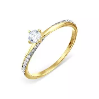 Кольцо с бриллиантами Линии Любви