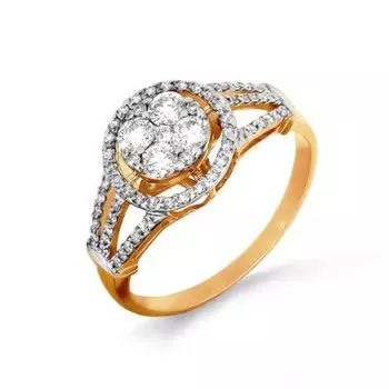 Кольцо с бриллиантами Линии Любви