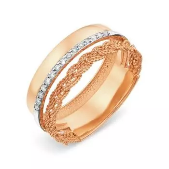 Кольцо с бриллиантами Линии Любви