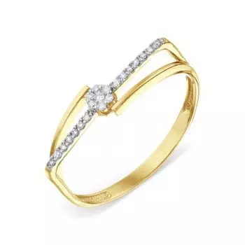 Кольцо с бриллиантами Линии Любви