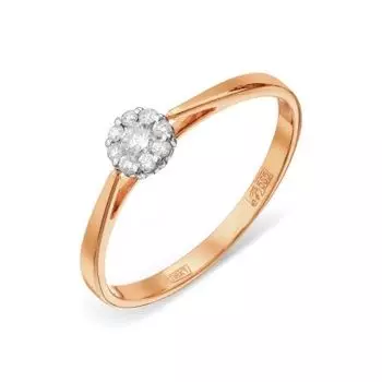 Кольцо с бриллиантами Линии Любви