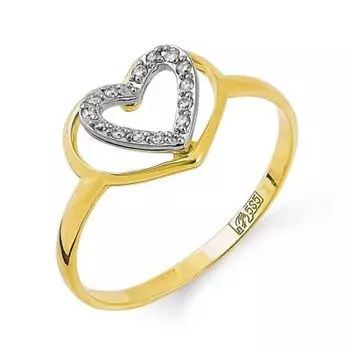 Кольцо с бриллиантами Линии Любви