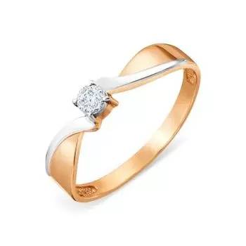 Кольцо с бриллиантами Линии Любви