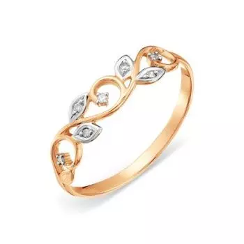 Кольцо с бриллиантами Линии Любви