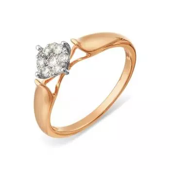 Кольцо с бриллиантами Линии Любви