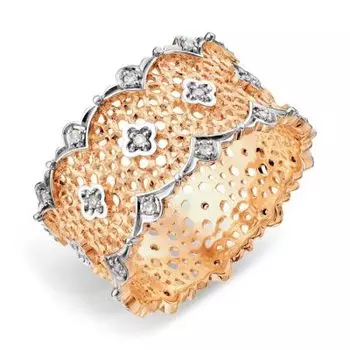 Кольцо с бриллиантами Линии Любви