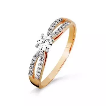 Кольцо с бриллиантами Линии Любви