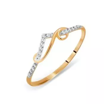 Кольцо с бриллиантами Линии Любви