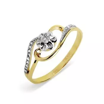 Кольцо с бриллиантами Линии Любви