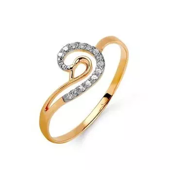 Кольцо с бриллиантами Линии Любви