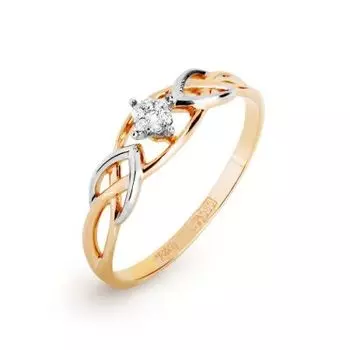 Кольцо с бриллиантами Линии Любви