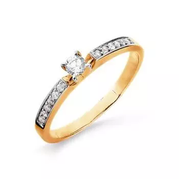 Кольцо с бриллиантами Линии Любви