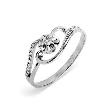 Кольцо с бриллиантами Линии Любви