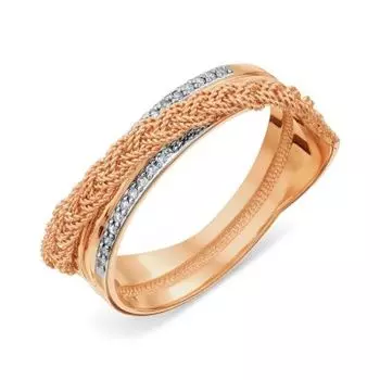 Кольцо с бриллиантами Линии Любви