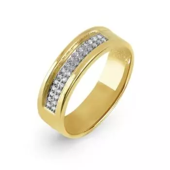 Кольцо с бриллиантами Линии Любви