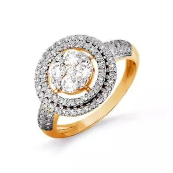 Кольцо с бриллиантами Линии Любви