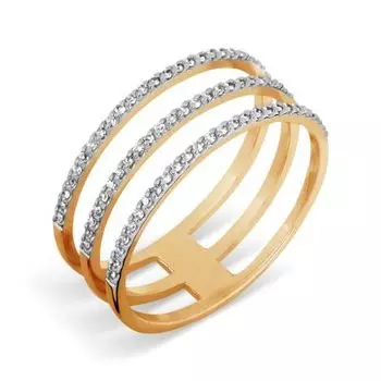 Кольцо с бриллиантами Линии Любви