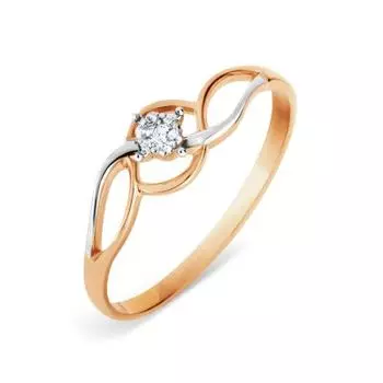 Кольцо с бриллиантами Линии Любви