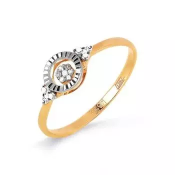 Кольцо с бриллиантами Линии Любви