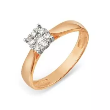 Кольцо с бриллиантами Линии Любви
