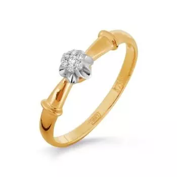 Кольцо с бриллиантами Линии Любви