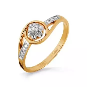 Кольцо с бриллиантами Линии Любви