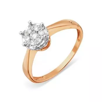 Кольцо с бриллиантами Линии Любви