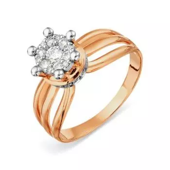 Кольцо с бриллиантами Линии Любви