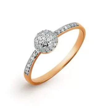 Кольцо с бриллиантами Линии Любви