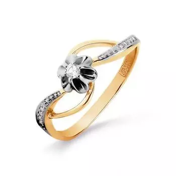 Кольцо с бриллиантами Линии Любви