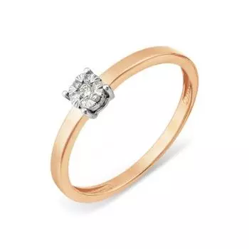 Кольцо с бриллиантами Линии Любви