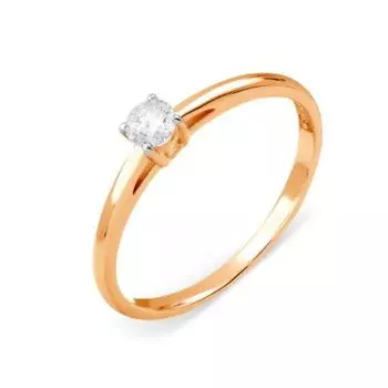 Кольцо с бриллиантами Линии Любви