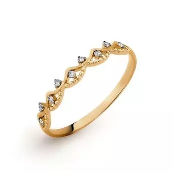 Кольцо с бриллиантами Линии Любви