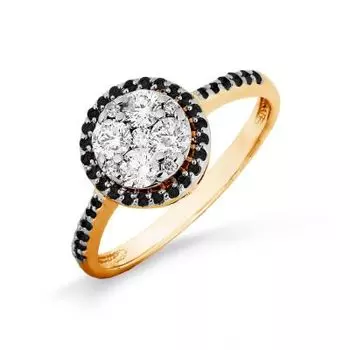 Кольцо с бриллиантами Линии Любви