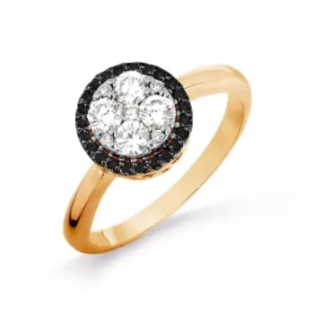 Кольцо с бриллиантами Линии Любви