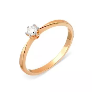 Кольцо с бриллиантами Линии Любви