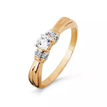 Кольцо с бриллиантами Линии Любви